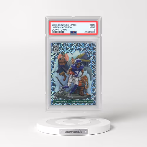 2023 Panini Donruss Optic Downtown! #D18 Jordan Addison (PSA 9 MINT)