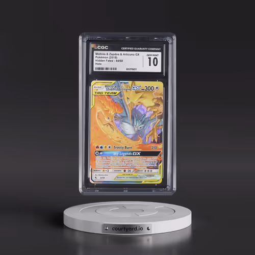 2019 Hidden Fates #44/68 Moltres & Zapdos & Articuno GX - Holo (CGC 10 GEM MINT)
