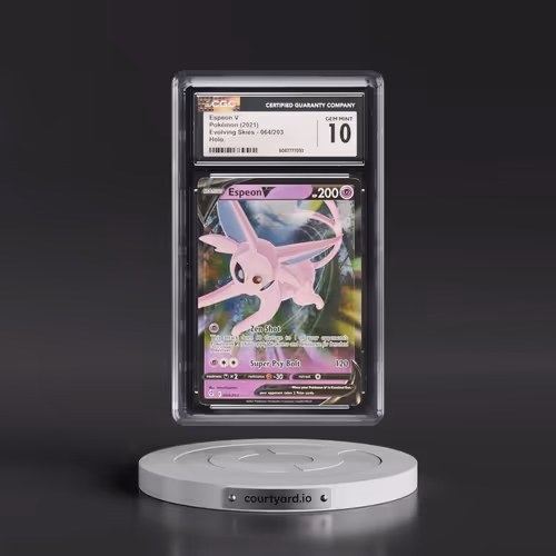 2021 Evolving Skies #064/203 Espeon V - Holo Ultra Rare (CGC 10 GEM MINT)
