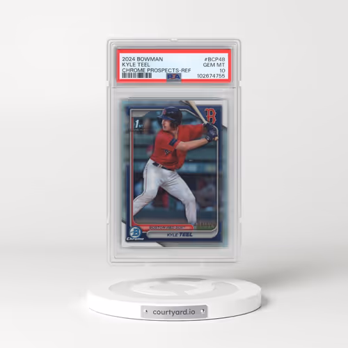2024 Bowman Chrome Prospects #BCP48 Kyle Teel - Refractor (PSA 10 GEM MINT)
