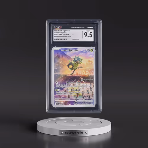 2024 Pokémon Svp EN-SV Black Star Promo #123 Teal Mask Ogerpon - Twilight Masquerade Pokemon Center