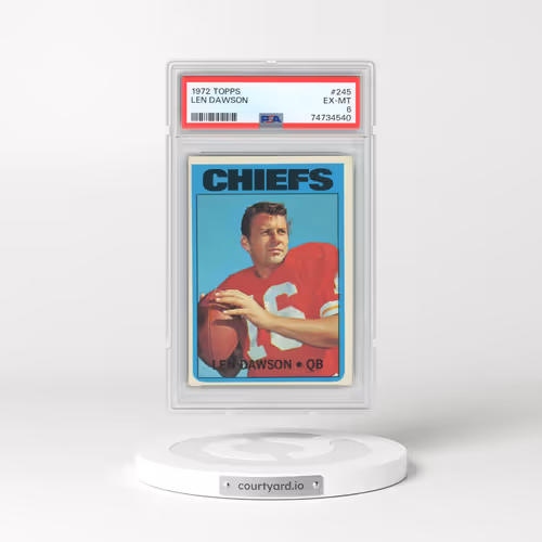 1972 Topps #245 Len Dawson (PSA 6 EX-MT)
