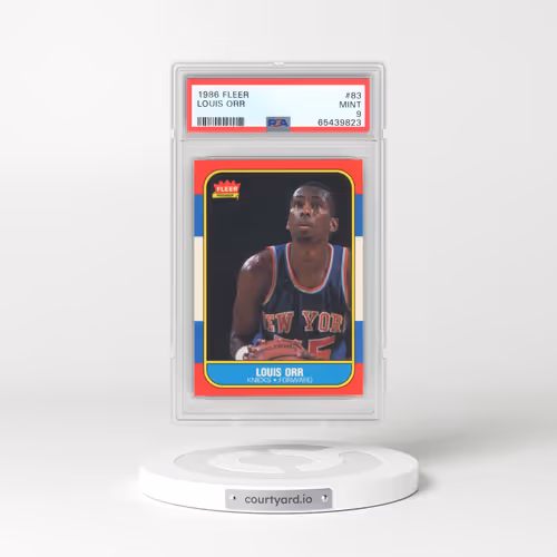 1986 Fleer #83 Louis Orr (PSA 9 MINT)