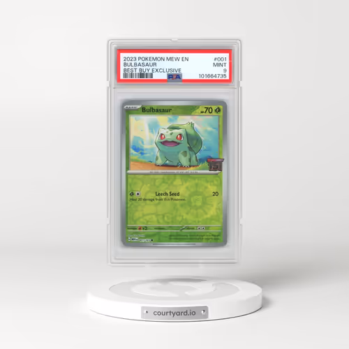 2023 Pokémon Mew EN-151 #001 Bulbasaur - Best Buy Exclusive (PSA 9 MINT)