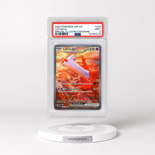 2024 Pokémon Ssp EN-Surging Sparks #239 Latias EX - Holo Special Illustration Rare (PSA 9 MINT)