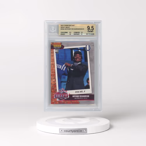 2023 Panini Instant NFL Draft Night #DN4 Anthony Richardson (BGS 9.5 GEM MINT)
