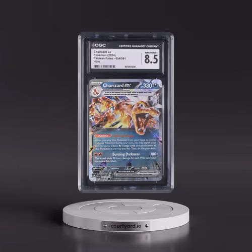 2024 Paldean Fates - PAF EN #054/091 Charizard ex - Holo (CGC 8.5 NM-MT+)