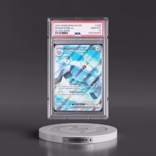 2023 Pokémon Svi EN-Scarlet & Violet #226 Magnezone EX - Holo Ultra Rare (PSA 10 GEM MINT)