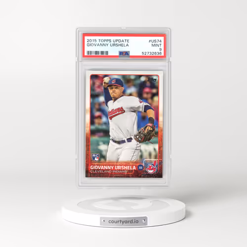2015 Topps Update #US74 Giovanny Urshela (PSA 9 MINT)