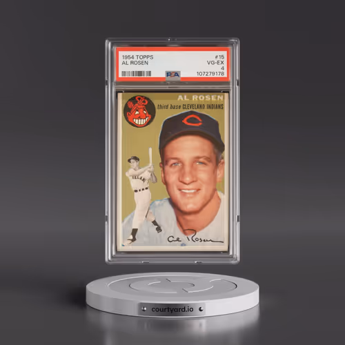 1954 Topps #15 Al Rosen (PSA 4 VG-EX)