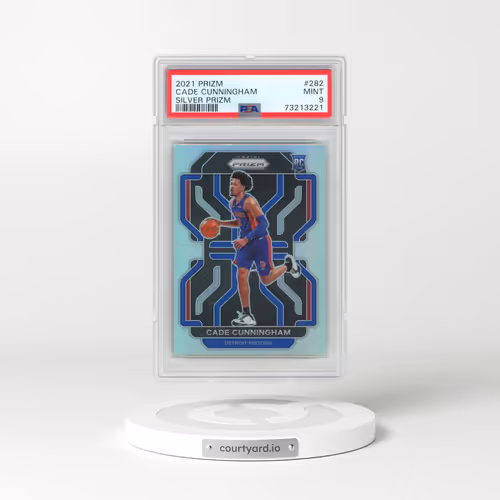 2021 Panini Prizm #282 Cade Cunningham - Silver Prizm (PSA 9 MINT)
