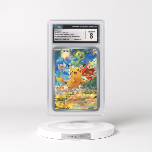 2023 Black Star Promos - Scarlet & Violet SVP EN #027 Pikachu - Paldea Evolved Elite Trainer Box (CGC 8 NM-MT)