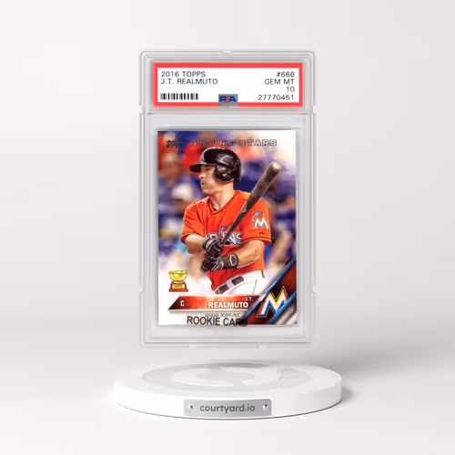 2016 Topps #666 J.T. Realmuto (PSA 10 GEM MINT)
