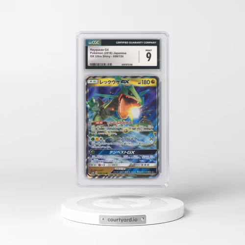 2018 GX Ultra Shiny #098/150 Rayquaza GX - Holo (CGC 9 MINT)