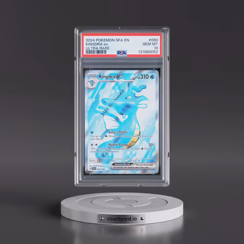 2024 Pokémon Sfa EN-Shrouded Fable #080 Kingdra EX - Holo Ultra Rare (PSA 10 GEM MINT)