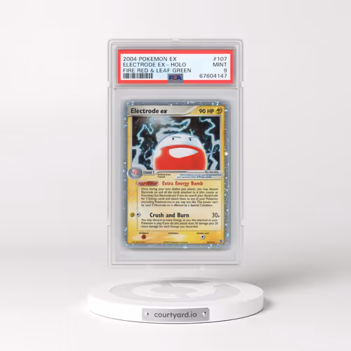 2004 Pokémon EX Fire Red & Leaf Green #107 Electrode EX - Holo Holo (PSA 9 MINT)