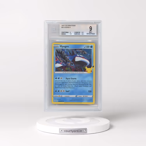 2021 Celebrations #003 Kyogre - Holo (BGS 9 MINT)