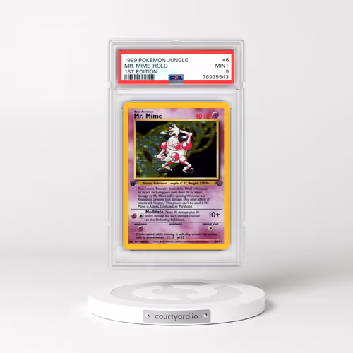 1999 Pokémon Jungle #6 Mr. Mime - 1st Edition Holo (PSA 9 MINT)