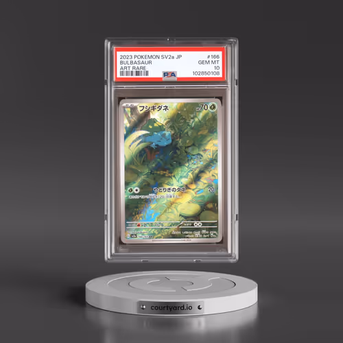 2023 Pokémon Sv2a-Pokemon 151 #166 Bulbasaur - Art Rare (PSA 10 GEM MINT)