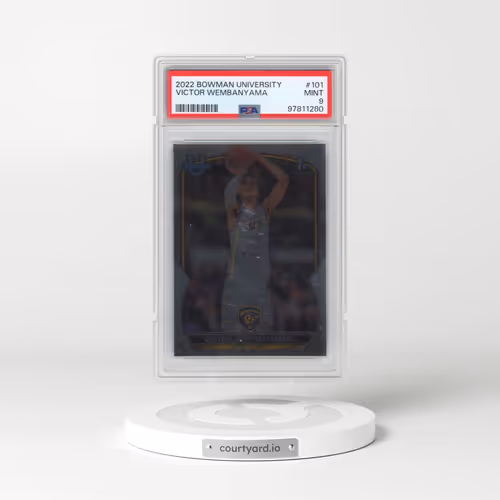 2022 Bowman Chrome University #101 Victor Wembanyama (PSA 9 MINT)