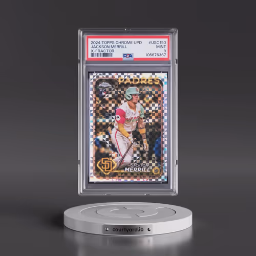 2024 Topps Chrome Update #USC153 Jackson Merrill - X-Fractor (PSA 9 MINT)