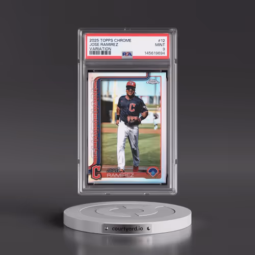 2025 Topps Chrome #12 Jose Ramirez - Variation (PSA 9 MINT)