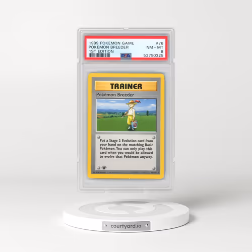 1999 Pokémon Game #76 Pokemon Breeder - 1st Edition (PSA 8 NM-MT)