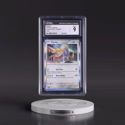 2023 Paradox Rift - PAR EN #136/182 Zacian - Holo (CGC 9 MINT)
