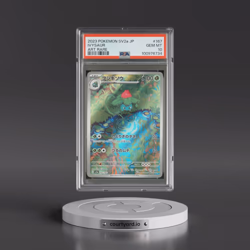 2023 Pokémon Sv2a-Pokemon 151 #167 Ivysaur - Art Rare (PSA 10 GEM MINT)