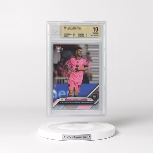 2024 Topps Now MLS #46 Lionel Messi (BGS 10 PRISTINE)