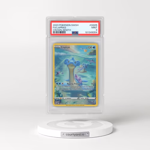 2023 Pokémon Sword and Shield Crown Zenith #GG05 Lapras - Full Art (PSA 9 MINT)