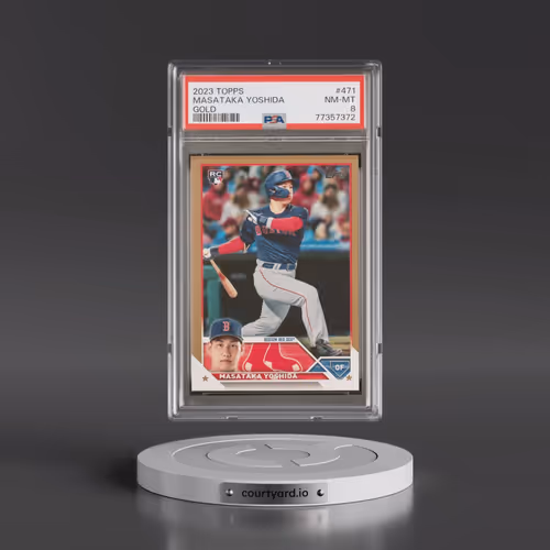 2023 Topps #471 Masataka Yoshida - Gold (PSA 8 NM-MT)