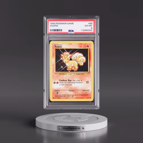 1999 Pokémon Game #68 Vulpix (PSA 6 EX-MT)