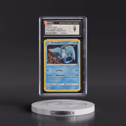 2022 Silver Tempest #036/195 Articuno - 2-Pack Blister Cosmos Holo (CGC 9 MINT)