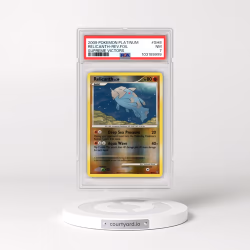 2009 Pokémon Platinum Supreme Victors #SH8 Relicanth - Reverse Foil (PSA 7 NM)