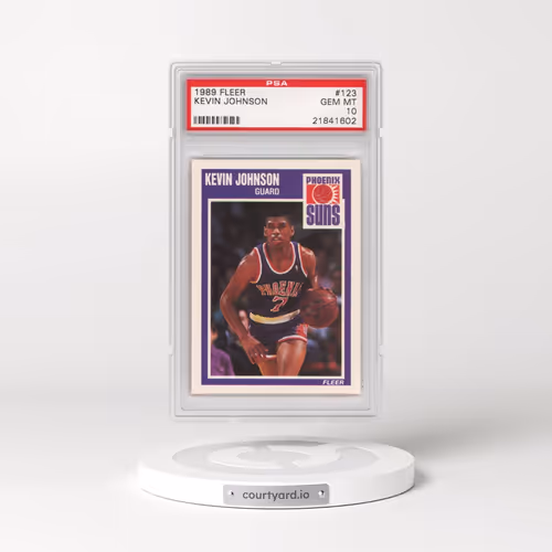 1989 Fleer #123 Kevin Johnson (PSA 10 GEM MINT)