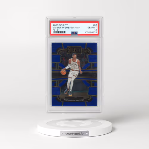 2023 Panini Select #87 Victor Wembanyama - Blue (PSA 10 GEM MINT)