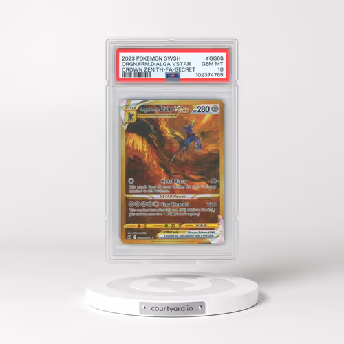 2023 Pokémon Sword and Shield Crown Zenith #GG68 Origin Forme Dialga Vstar - Full Art Secret (PSA 10 GEM MINT)