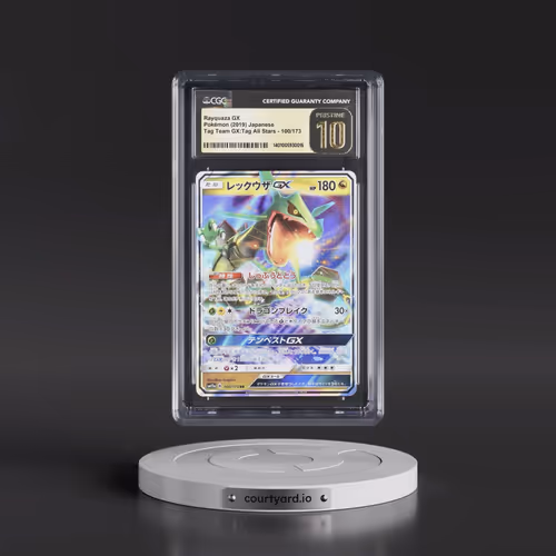 2019 Tag Team GX: Tag All Stars #100/173 Rayquaza GX - Holo (CGC 10 PRISTINE)