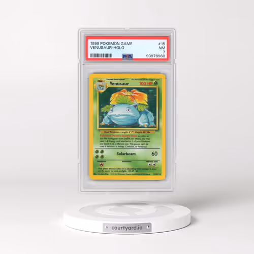 1999 Pokémon Game #15 Venusaur - Holo (PSA 7 NM)