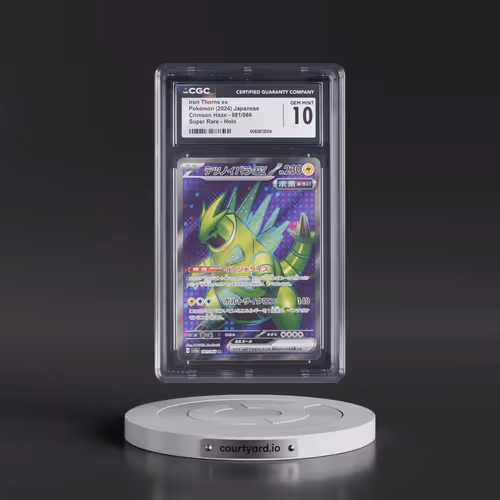 2024 Crimson Haze #081/066 Iron Thorns ex - Holo (CGC 10 GEM MINT)