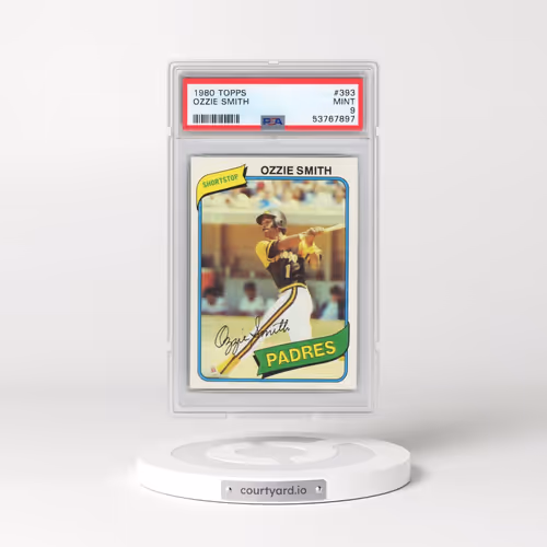 1980 Topps #393 Ozzie Smith (PSA 9 MINT)