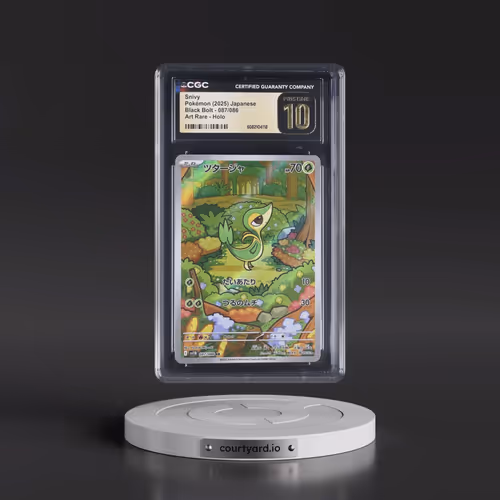 2025 Black Bolt - sv11B #087/086 Snivy - Art Rare Holo (CGC 10 PRISTINE)