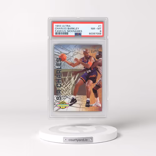 1993 Ultra Famous Nicknames #1 Charles Barkley (PSA 8 NM-MT)