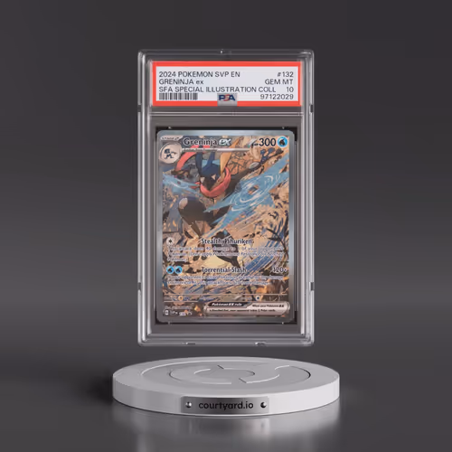 2024 Pokémon Svp EN-SV Black Star Promo #132 Greninja EX - Holo Shrouded Fable Special Illustration
