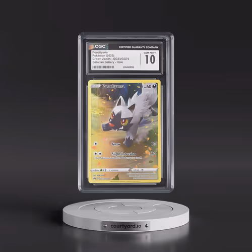2023 Crown Zenith #GG33/GG70 Poochyena - Galarian Gallery Holo (CGC 10 GEM MINT)