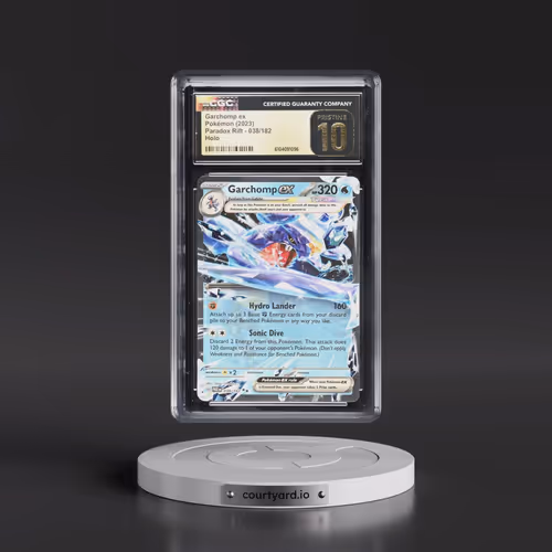 2023 Paradox Rift - PAR EN #038/182 Garchomp ex - Holo (CGC 10 PRISTINE)