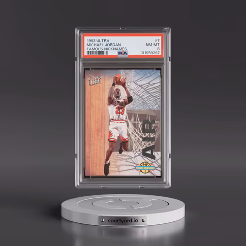 1993 Ultra Famous Nicknames #7 Michael Jordan (PSA 8 NM-MT)