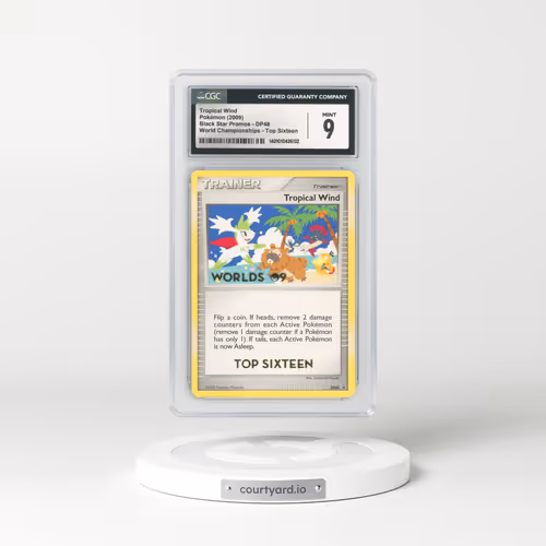 2009 DP Black Star Promos #DP48 Tropical Wind - World Championships - Top 16 (CGC 9 MINT)