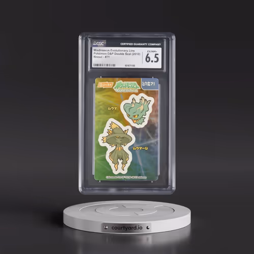 2006 Pokémon DP Double Seal (Nissui) - Japanese #71 Misdreavus Evolutionary Line (CGC 6.5 EX-NM+)